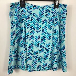 Fresh Produce Mosaic Seaglass City Skort Size Small